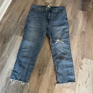 Madewell Distressed Blue Women's Jeans